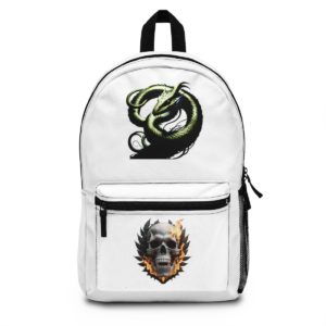 Skull Fire Face Snake Dragon Backpack